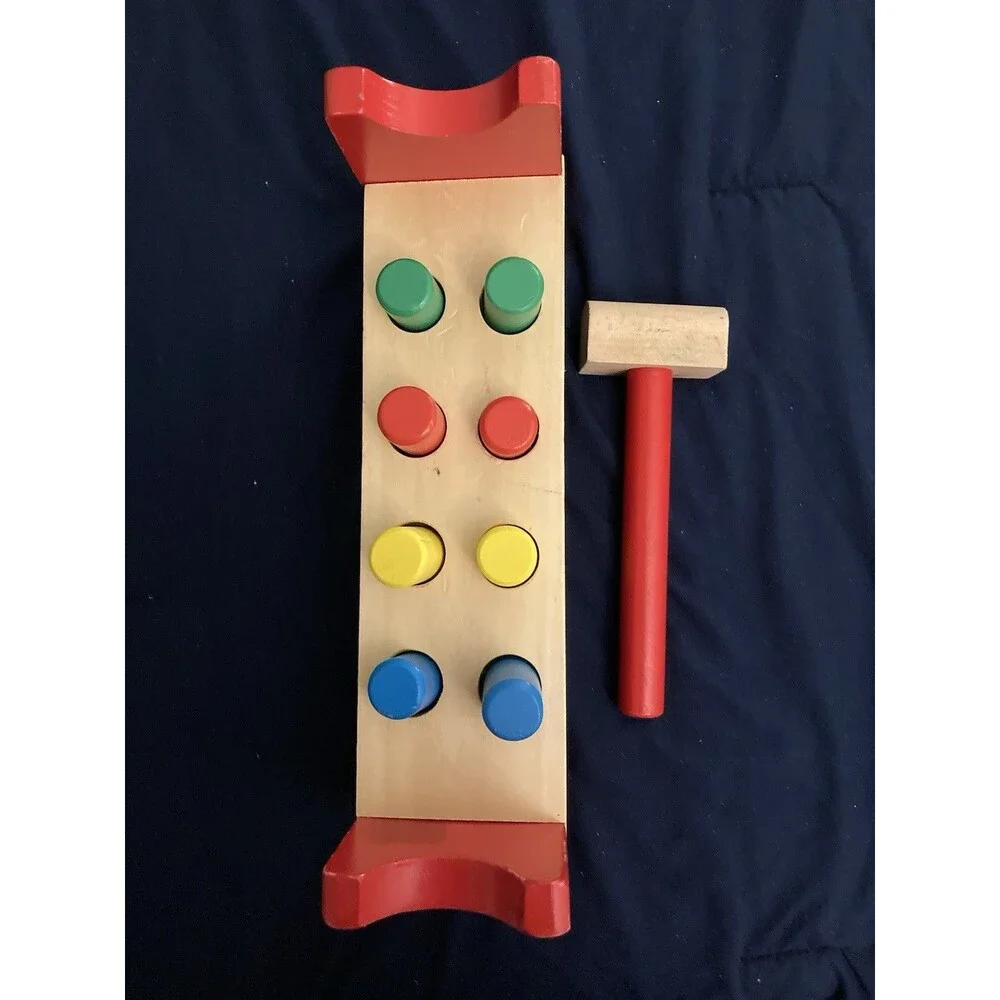 Melissa & Doug Pound a Peg | Includes All Pegs And 1 Hammer